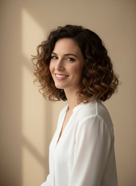 Hair Styler example: Try new hairstyles or colors.
